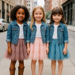 Little Lass Mauve/Taupe Tutu skirt, 5, MSRP $25